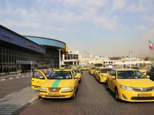 ناوگان تاکسی فرودگاه امام خمینی در تهران